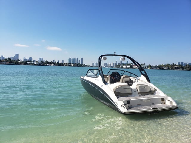 Speedboat in the Sea